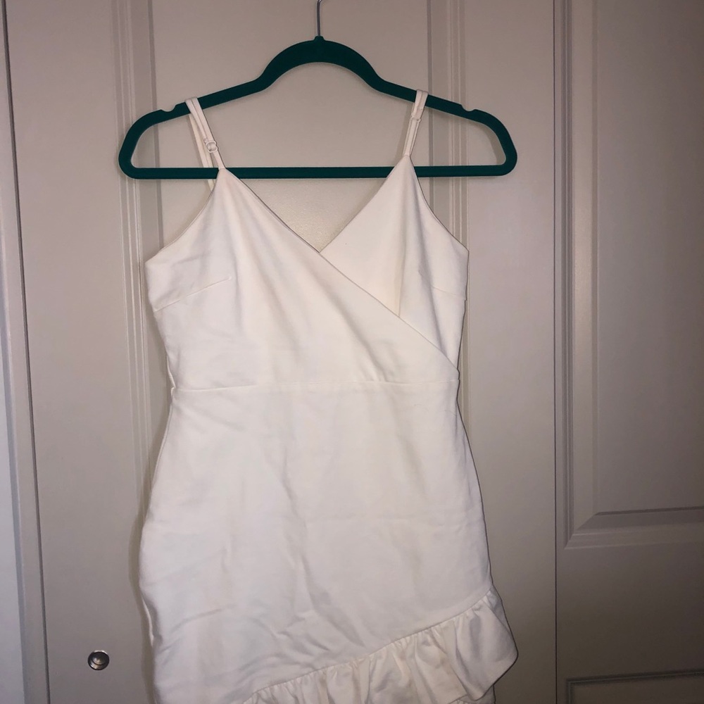 Lulus white mini dress!